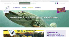 Desktop Screenshot of peche91.com